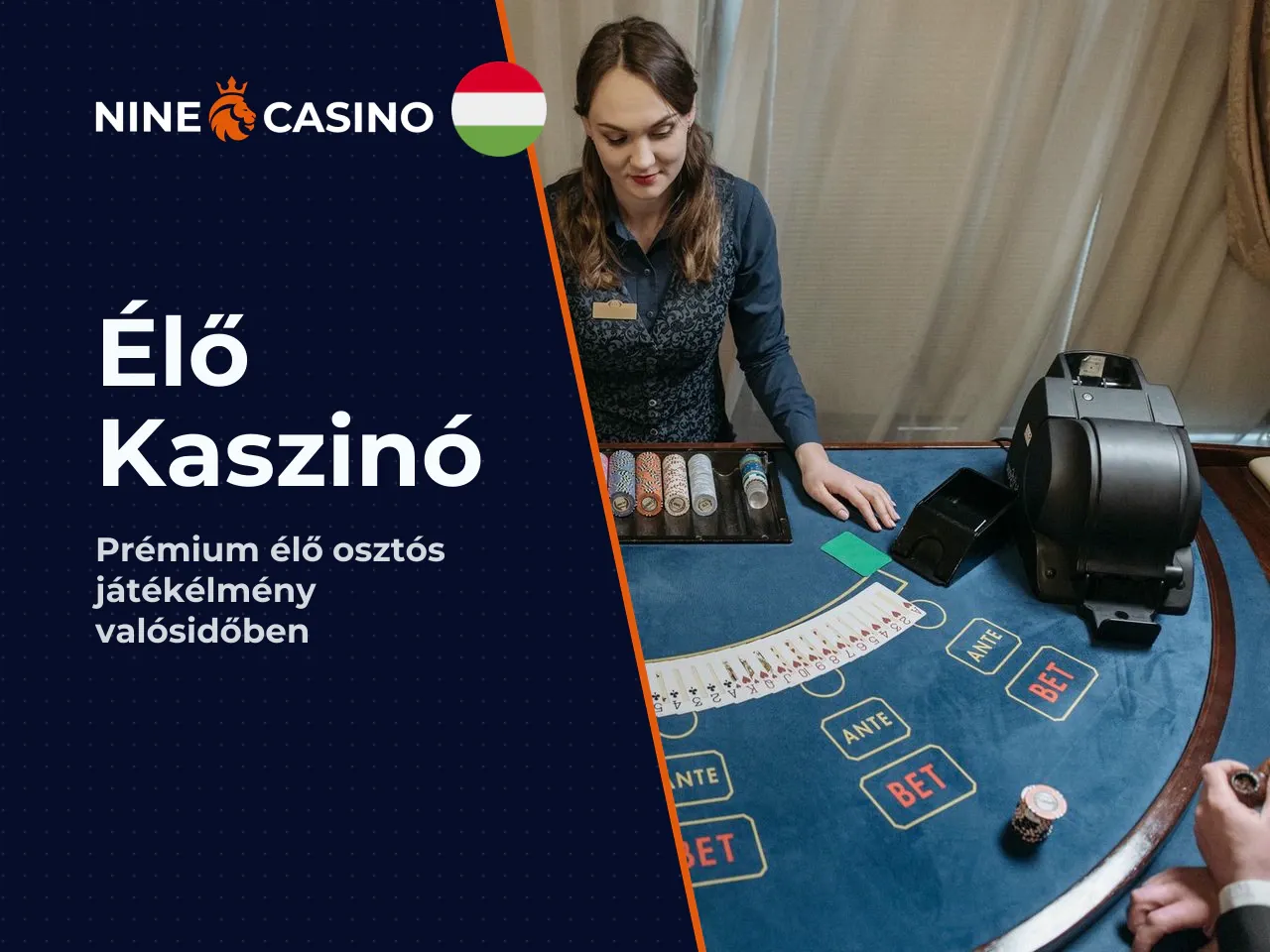 Élő kaszinó és asztali játékok. Az