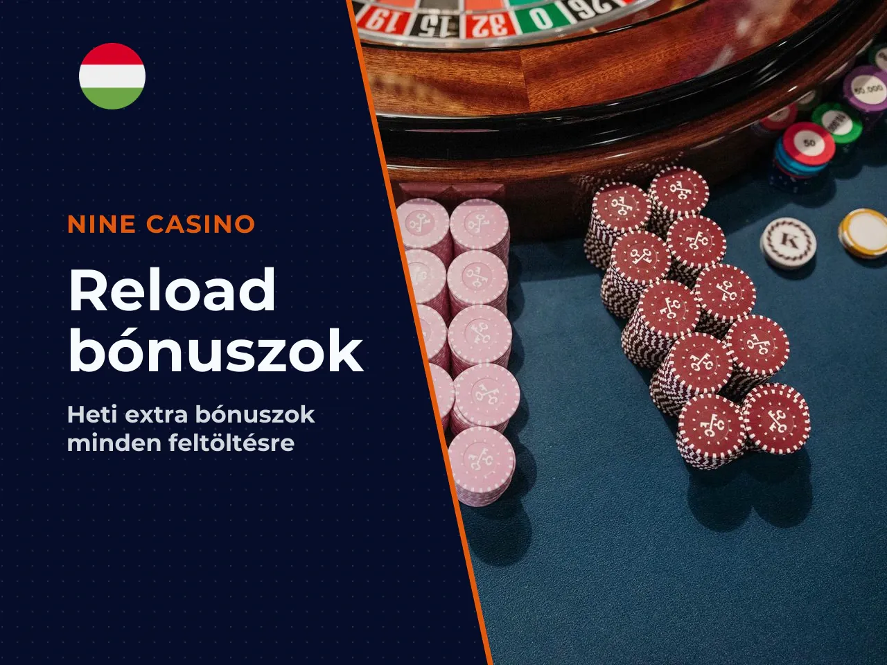 Reload bónuszok és heti promóciók. A