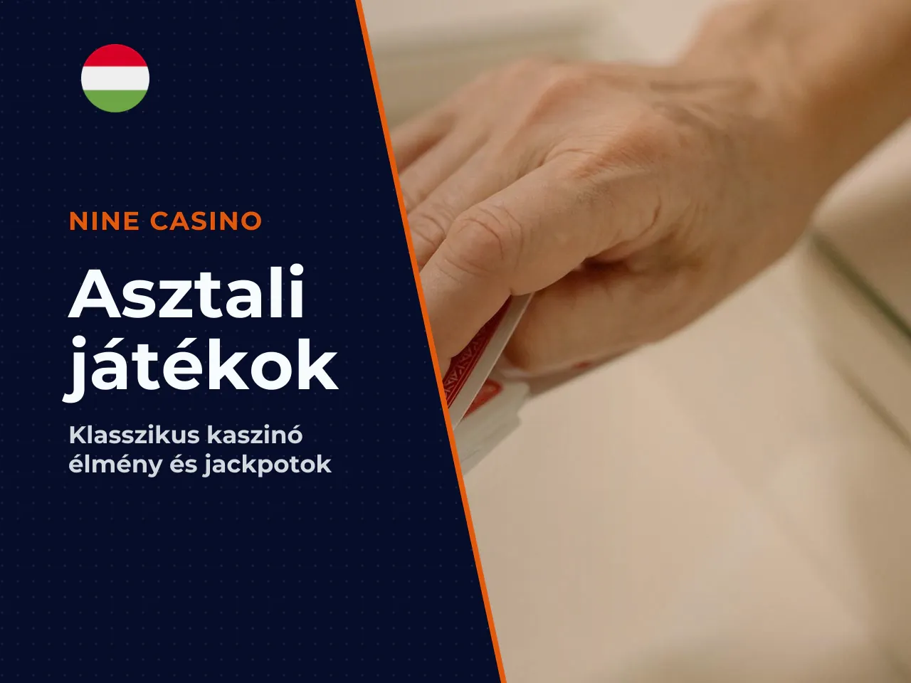 Asztali játékok és jackpot lehetőségek. A