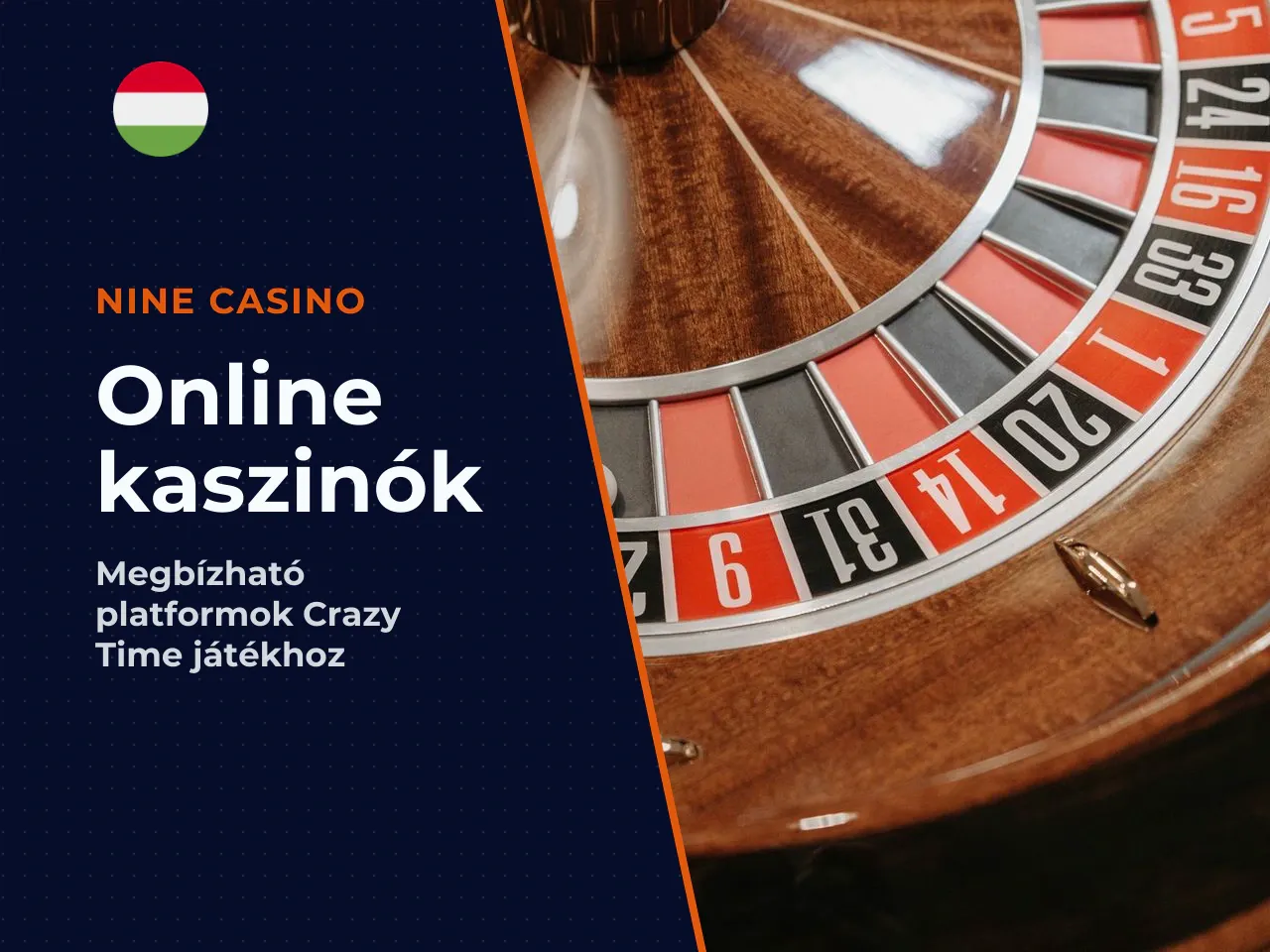 Megbízható online kaszinók a Crazy Time