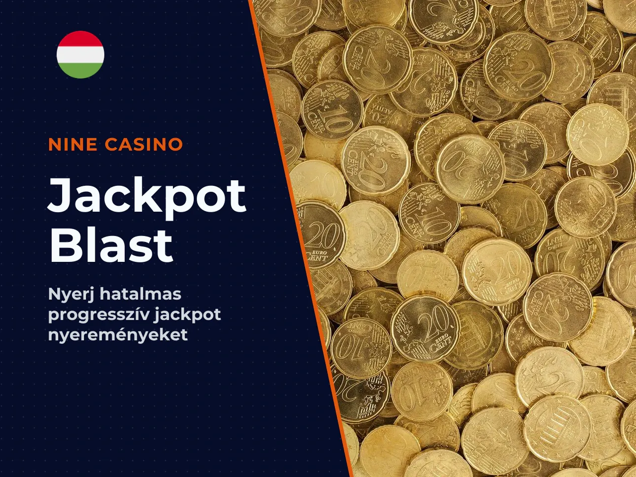 Jackpot Blast progresszív hálózat opcionális funkció