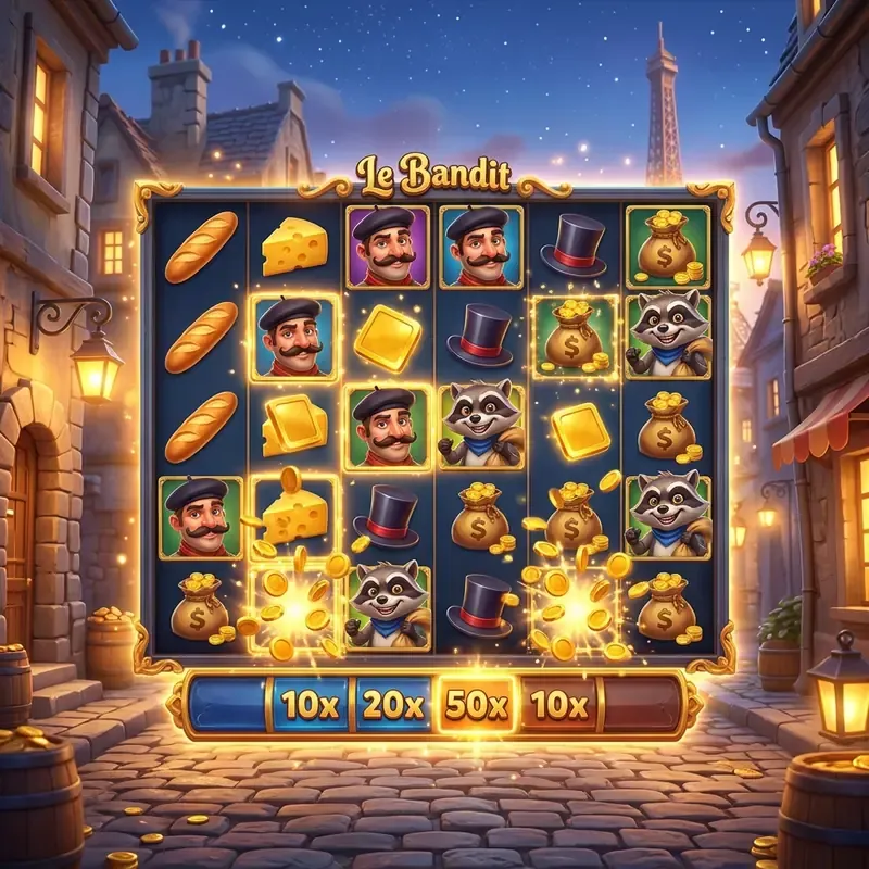 Le Bandit slot a Hacksaw Gamingtől