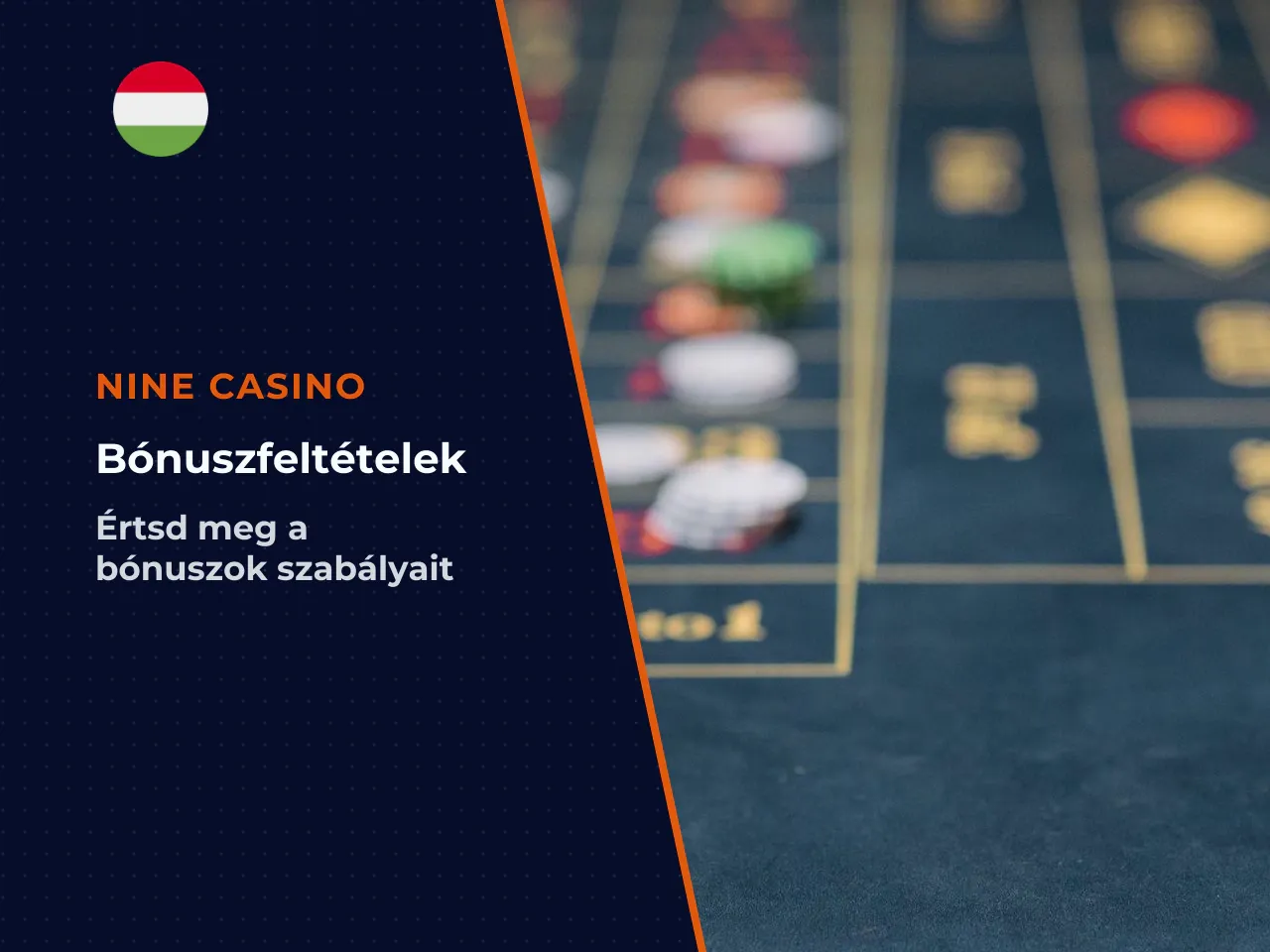 A Nine Casino bonus feltételei wagering