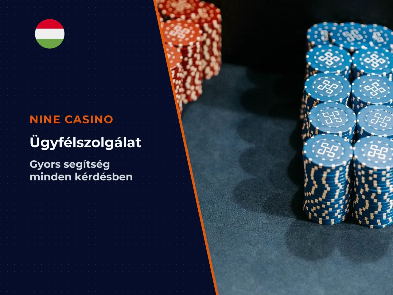 Nine Casino e-mail és telefonszám. Az
