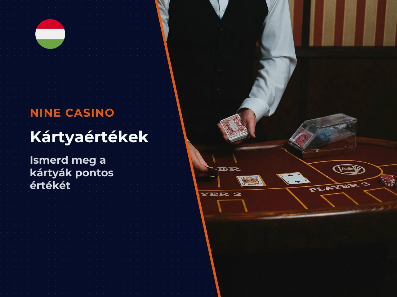 Számozott lapok és figurák értéke blackjackben
