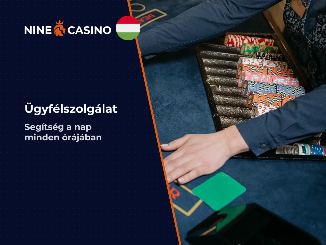 Az ügyfélszolgálat elérési csatornái. A customer