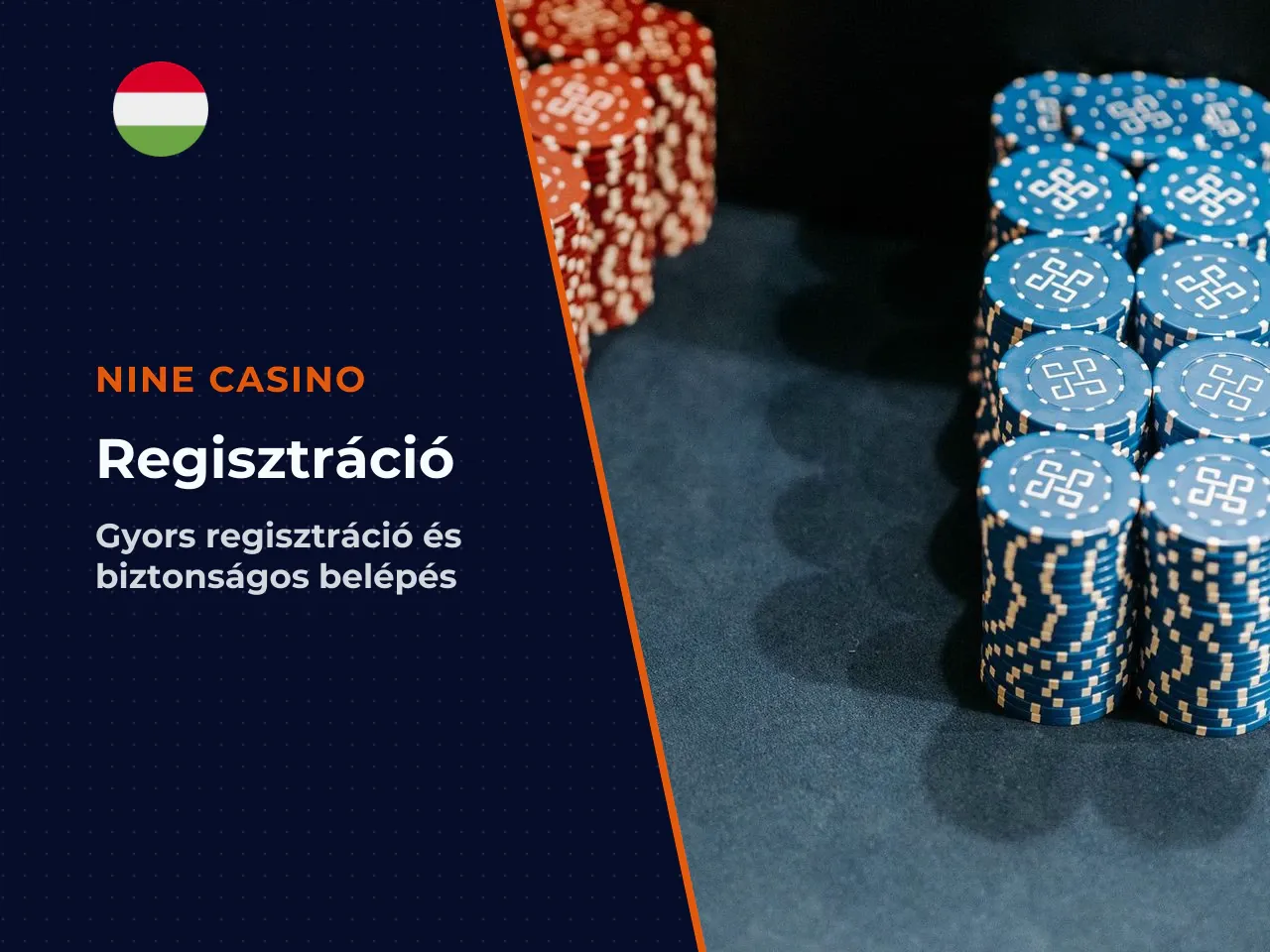 Nine Casino regisztráció lépésről lépésre. A